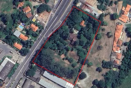 Regional Vitta Limeira: Levantamento Planialtimétrico Cadastral em imóvel localizado na Avenida Lauro Correa da Silva – Limeira/SP